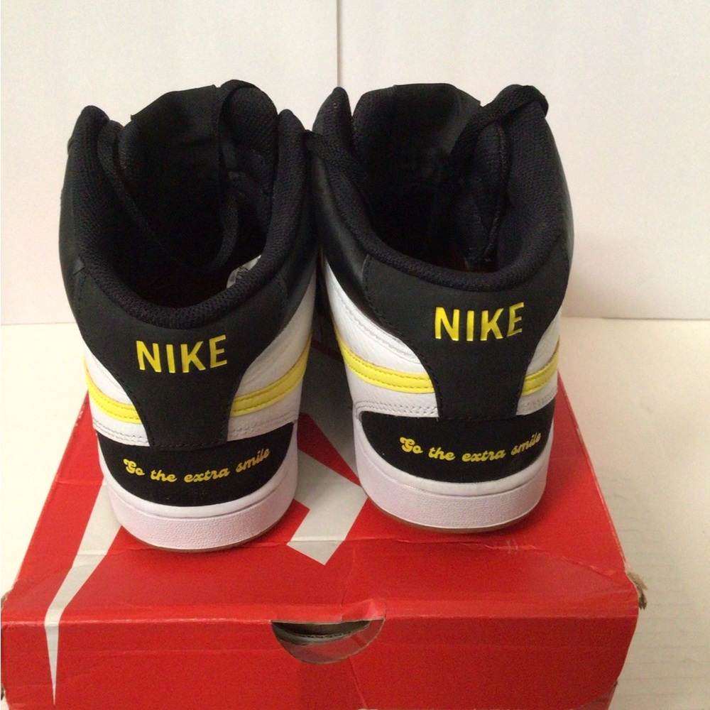 This Nike Court Vision Extra Smiley Mid